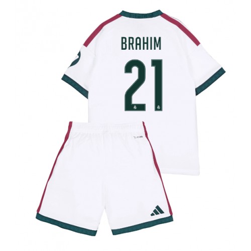 Real Madrid Brahim Diaz #21 Koti Peliasu Lasten 2026-27 Lyhythihainen (+ Lyhyet housut)